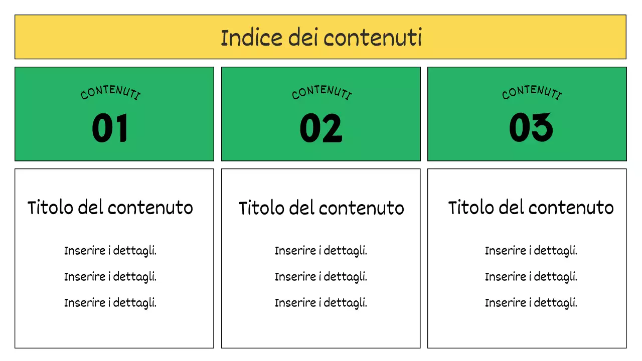 Una presentazione moderna, gialla e verde sull'ambientalismo