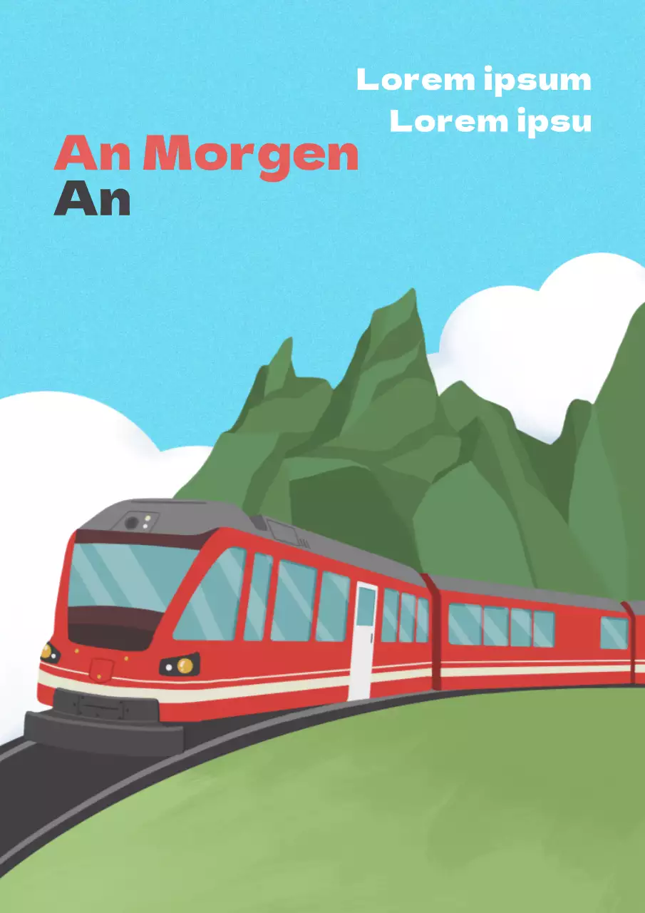 Himmel Hintergrund Zug Illustration Förderung Eisenbahn Tag