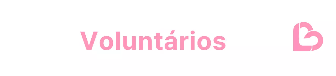 Rosa para promover o voluntariado
