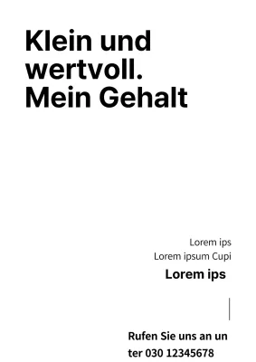 Einfache Buchhalterbüro-Werbung mit schwarzem und weißem Text
