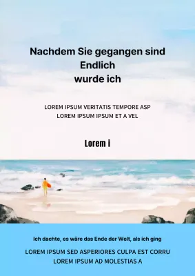 Illustration auf hellblauem Thema warme Meereslandschaft Exit essay