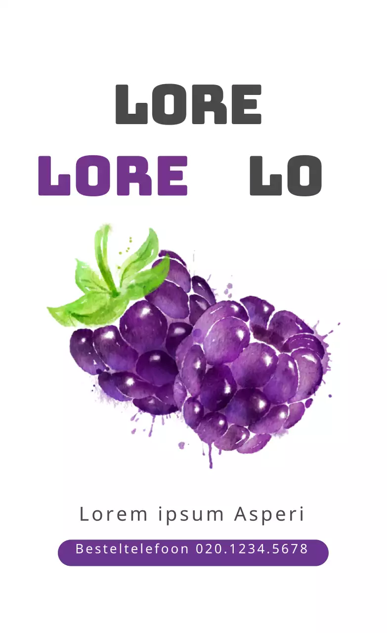 Wit geïllustreerd aquarel etiket van een boerderij