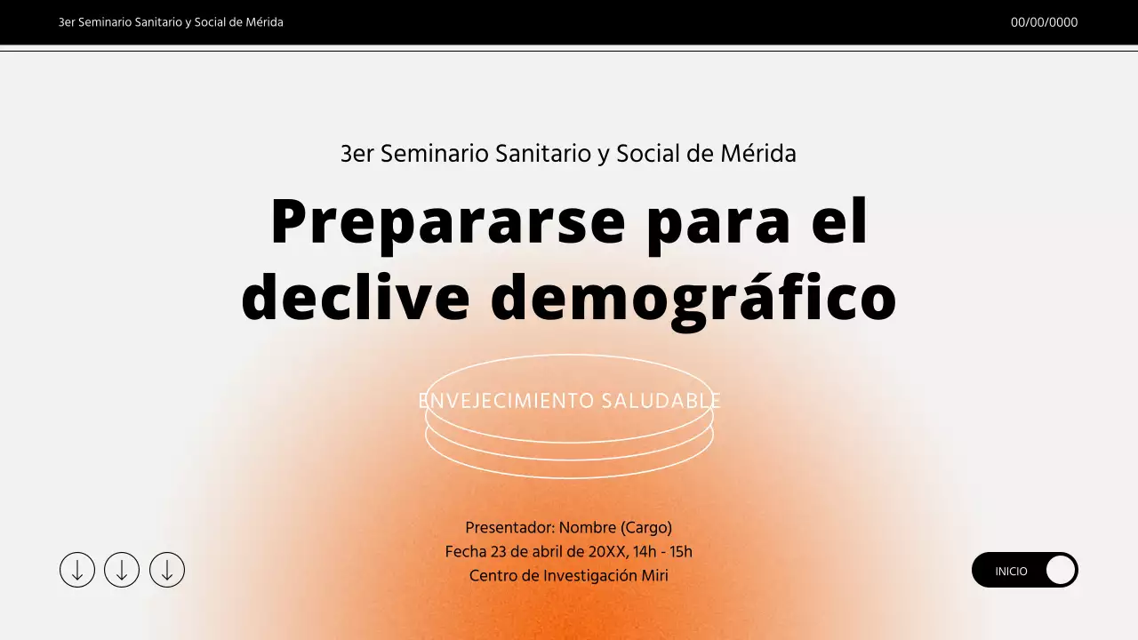 Presentación del seminario sobre el gradiente naranja