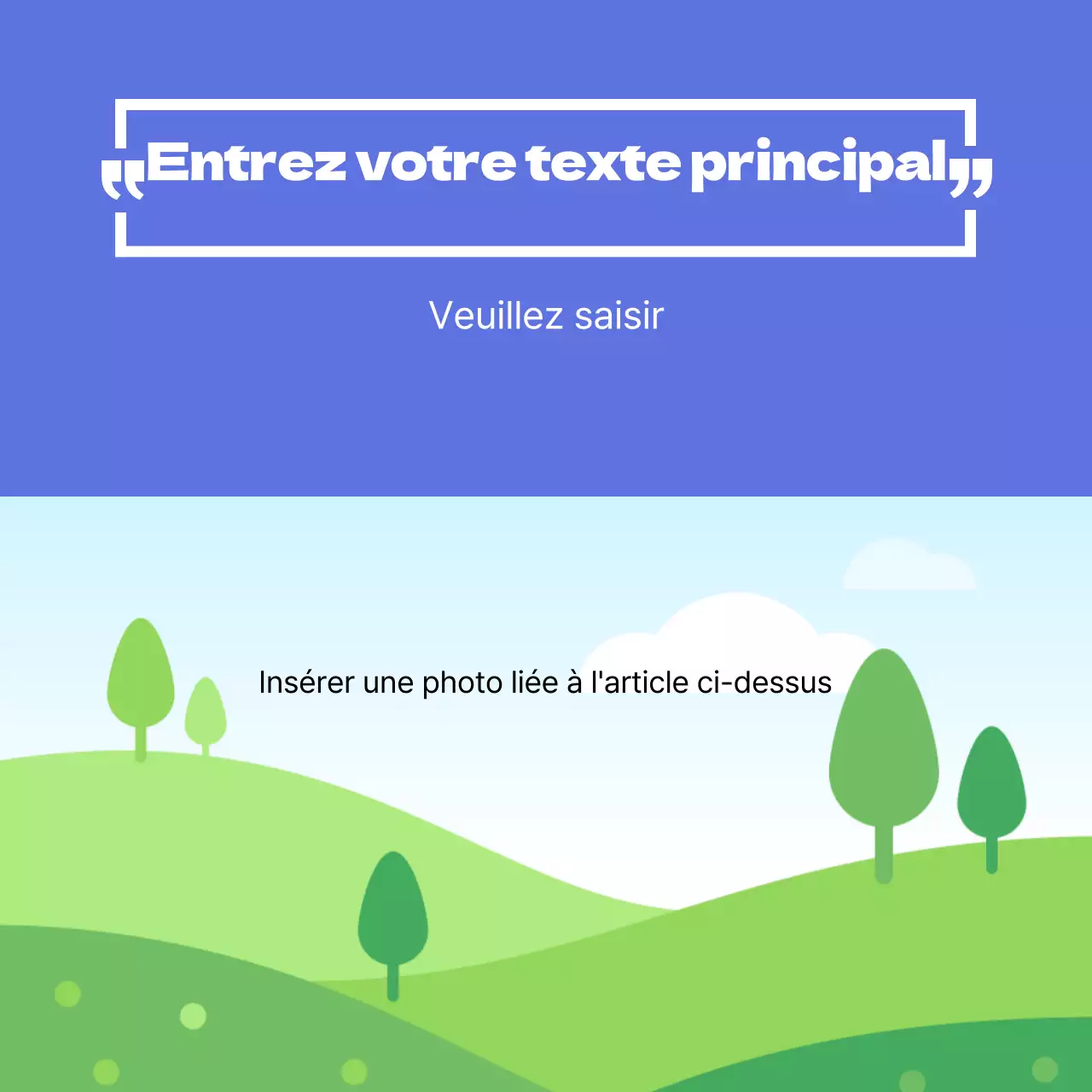 Modèle de base de CardNews