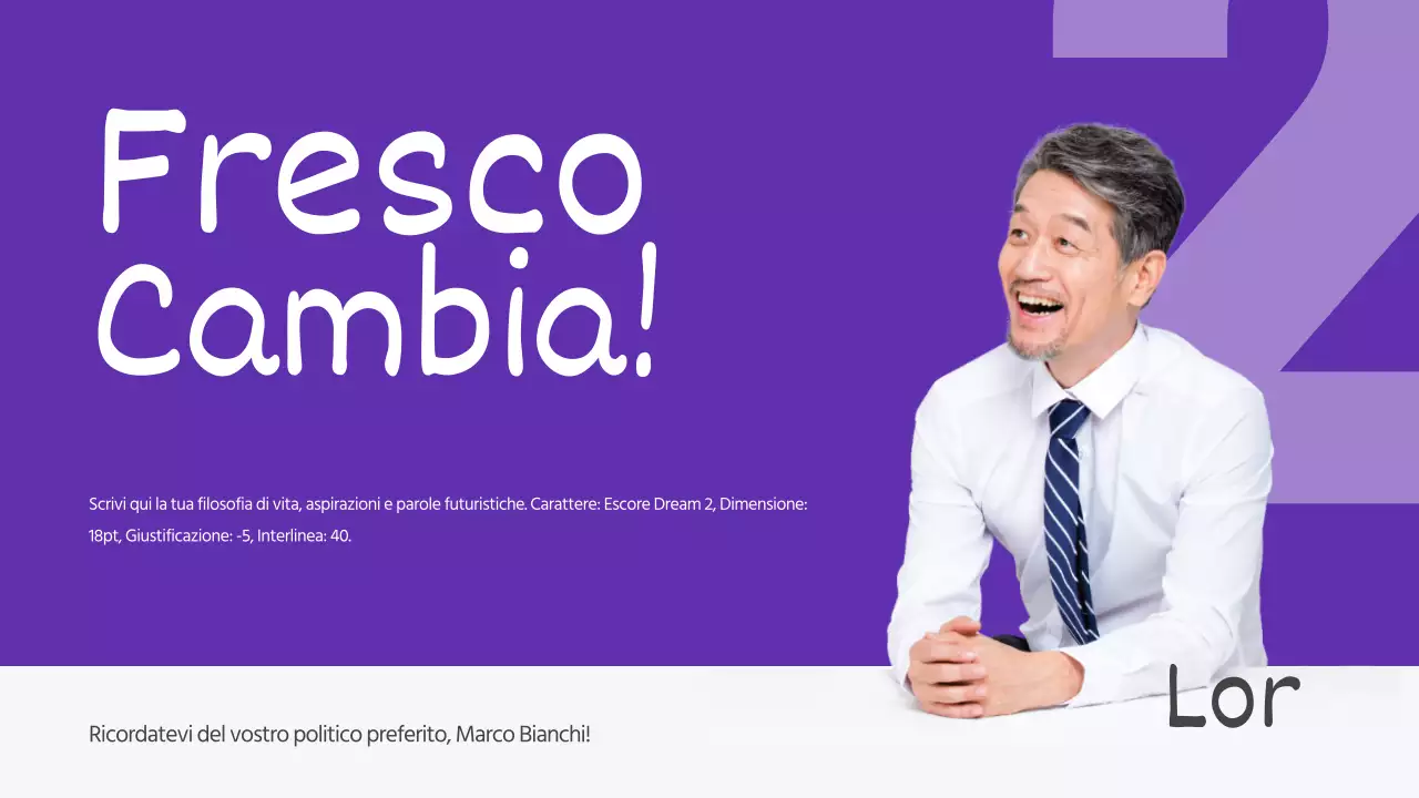 Presentazioni per le elezioni