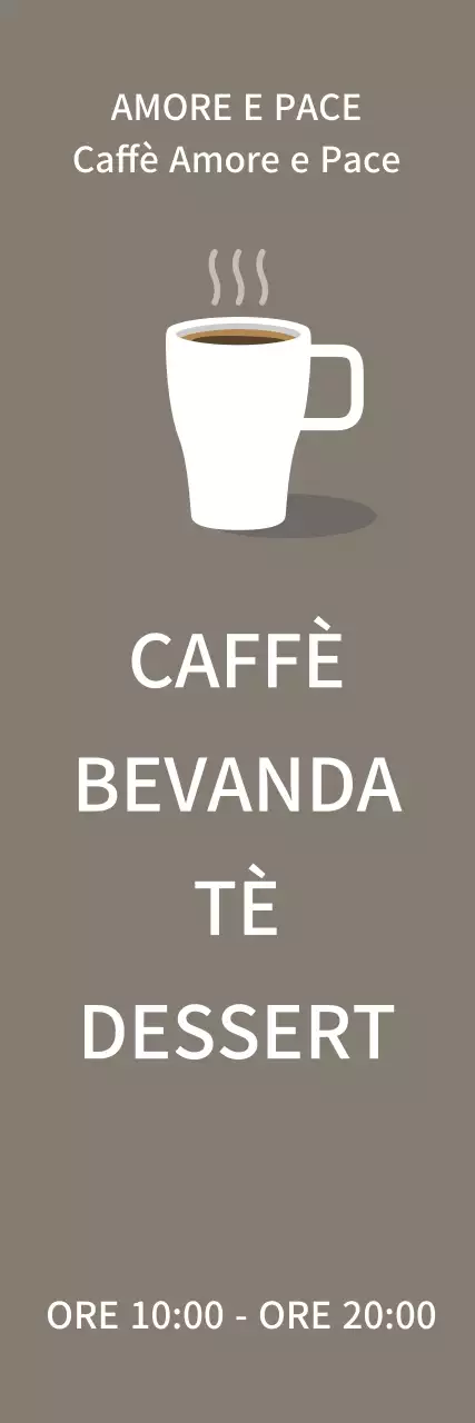 Caffè_banner tridimensionale