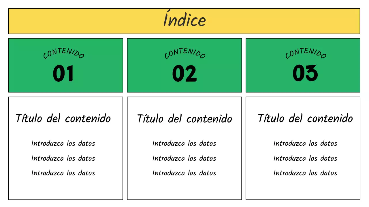 Una presentación moderna, amarilla y verde sobre el ecologismo