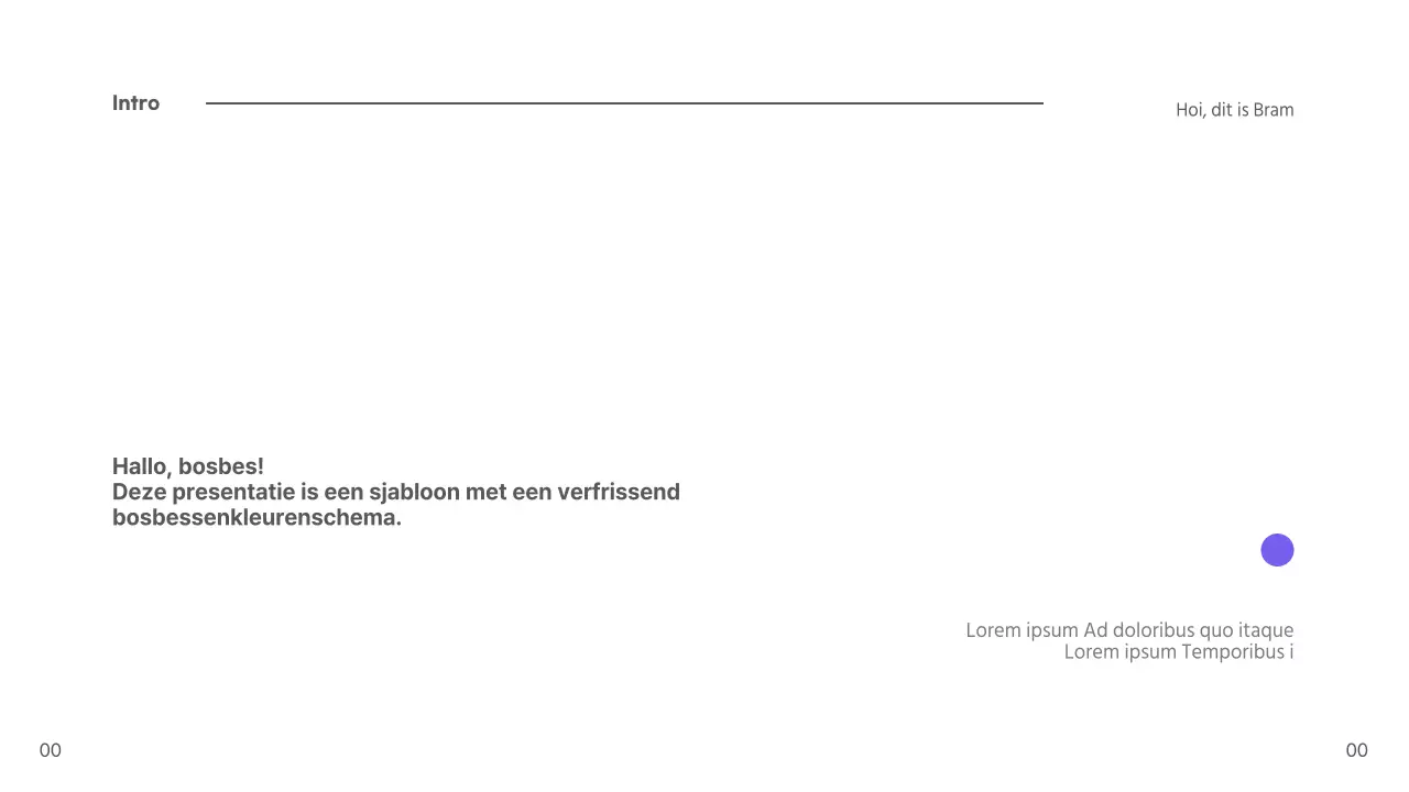 Bosbessen Presentatie