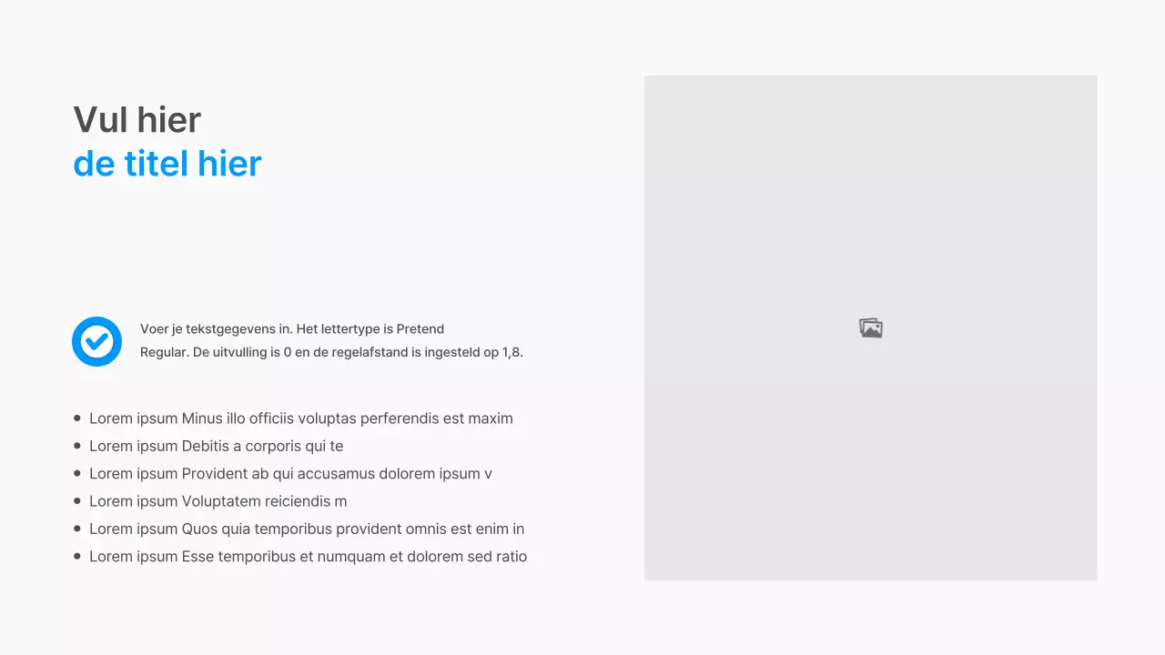 Bedrijfsrapport met een modern kleurverloop in wit en blauw