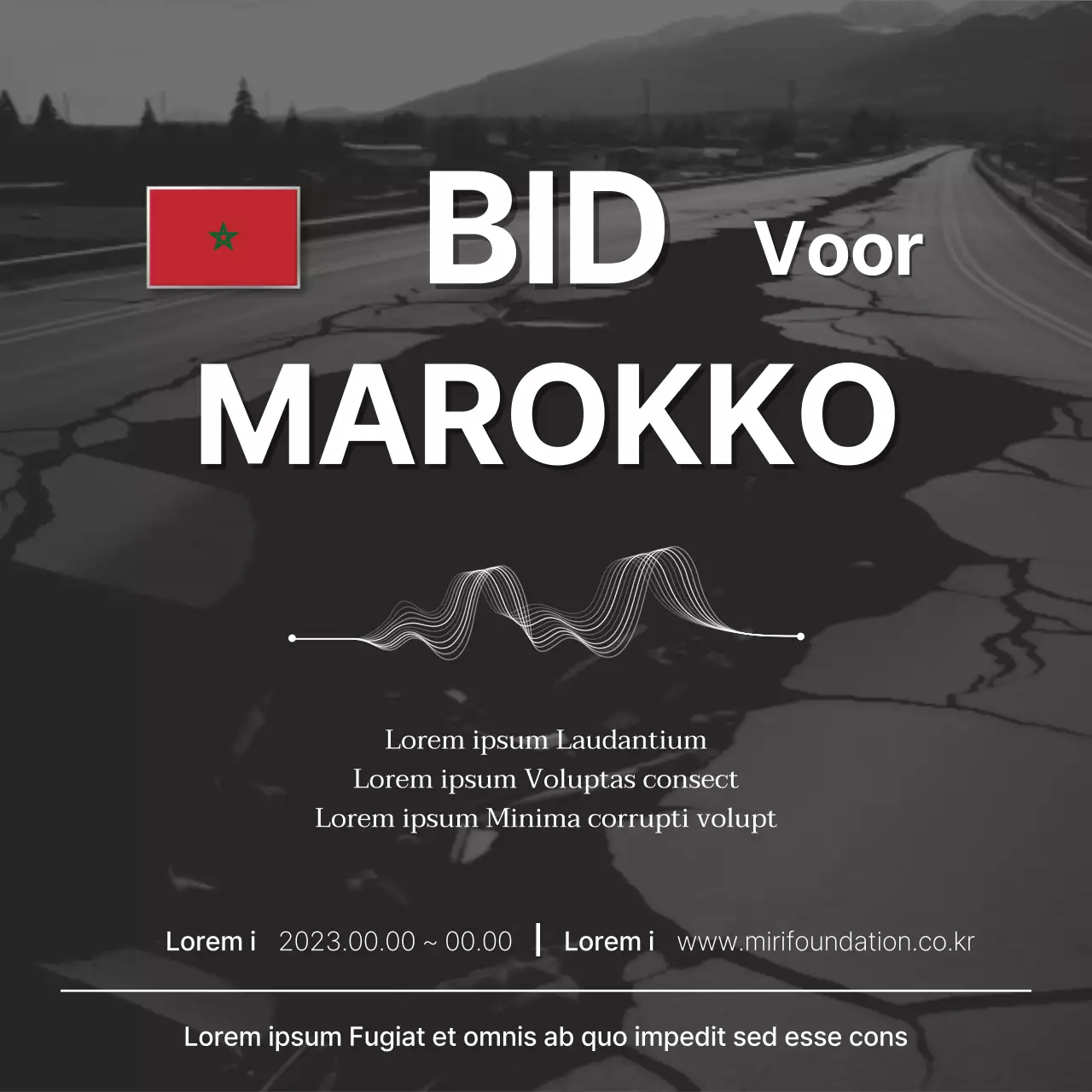 Bevorderen van steun voor herstel na aardbevingen in zwart-wit en grijze moderniteit