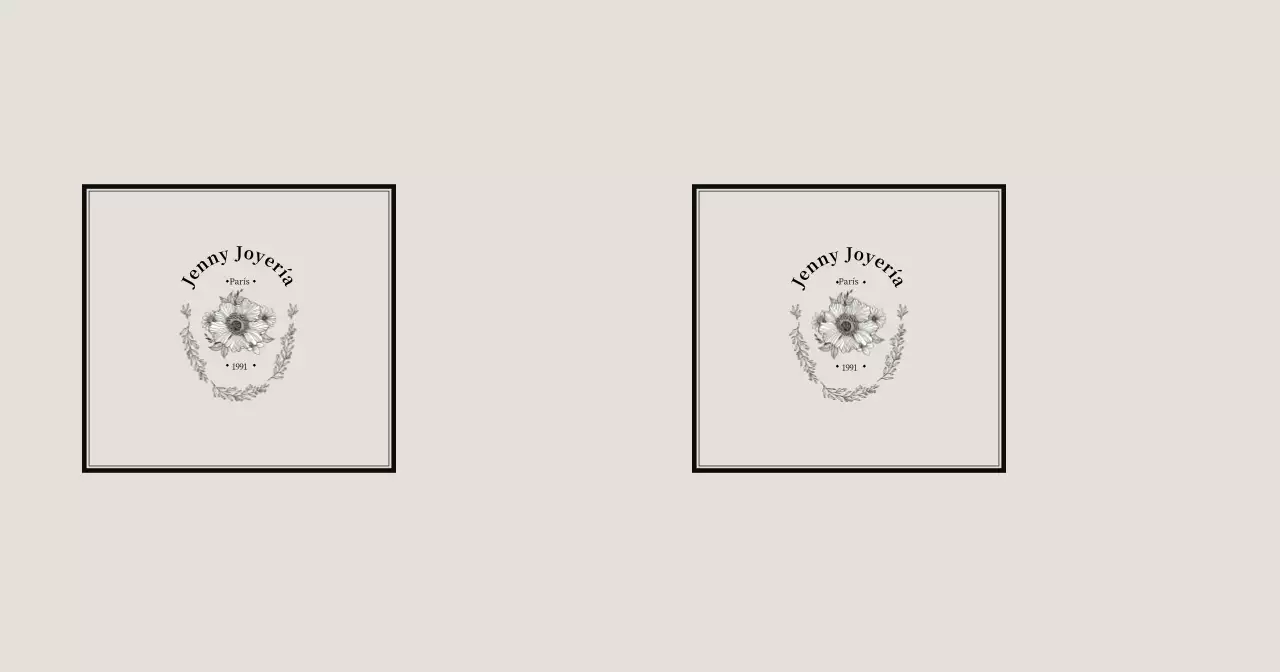 Beige Simple Flor Ilustración