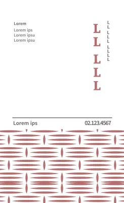 Etiqueta publicitaria marrón de clínica de medicina tradicional oriental