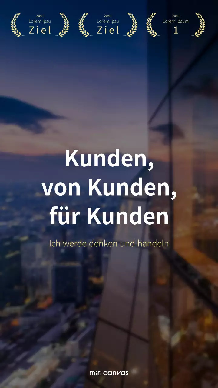Business Corporate Slogan auf schwarzem Foto Hintergrund