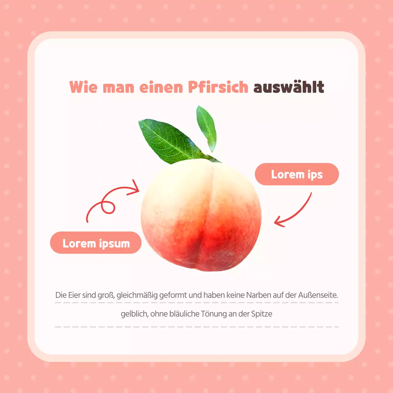 Tipps für die Auswahl rosa, schöner und leckerer Pfirsiche