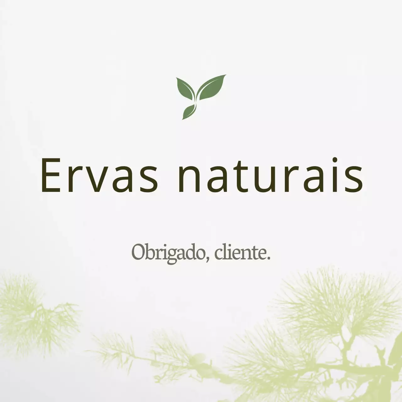 Ervas naturais