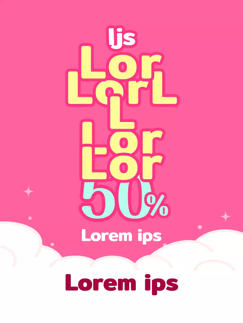 Een roze en lichtblauwe ijssalon