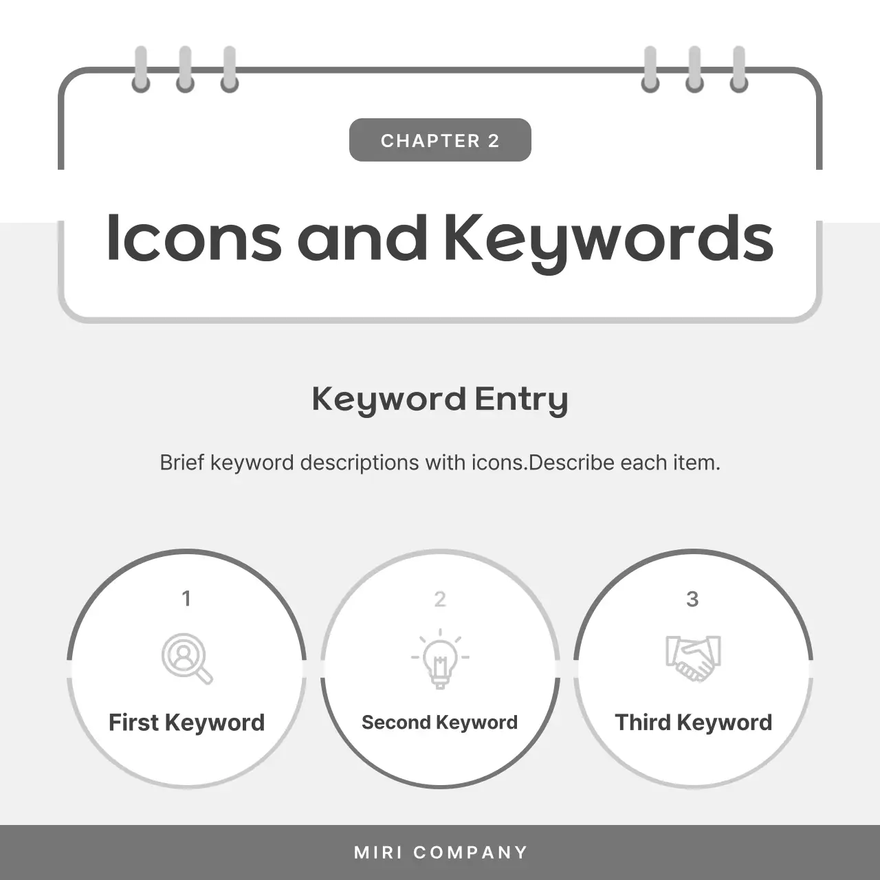 Mensagens comerciais simples a preto e branco