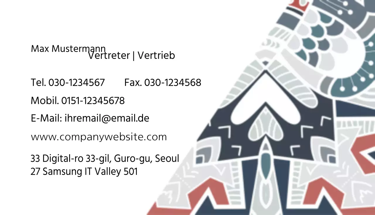 Grafische Visitenkarten