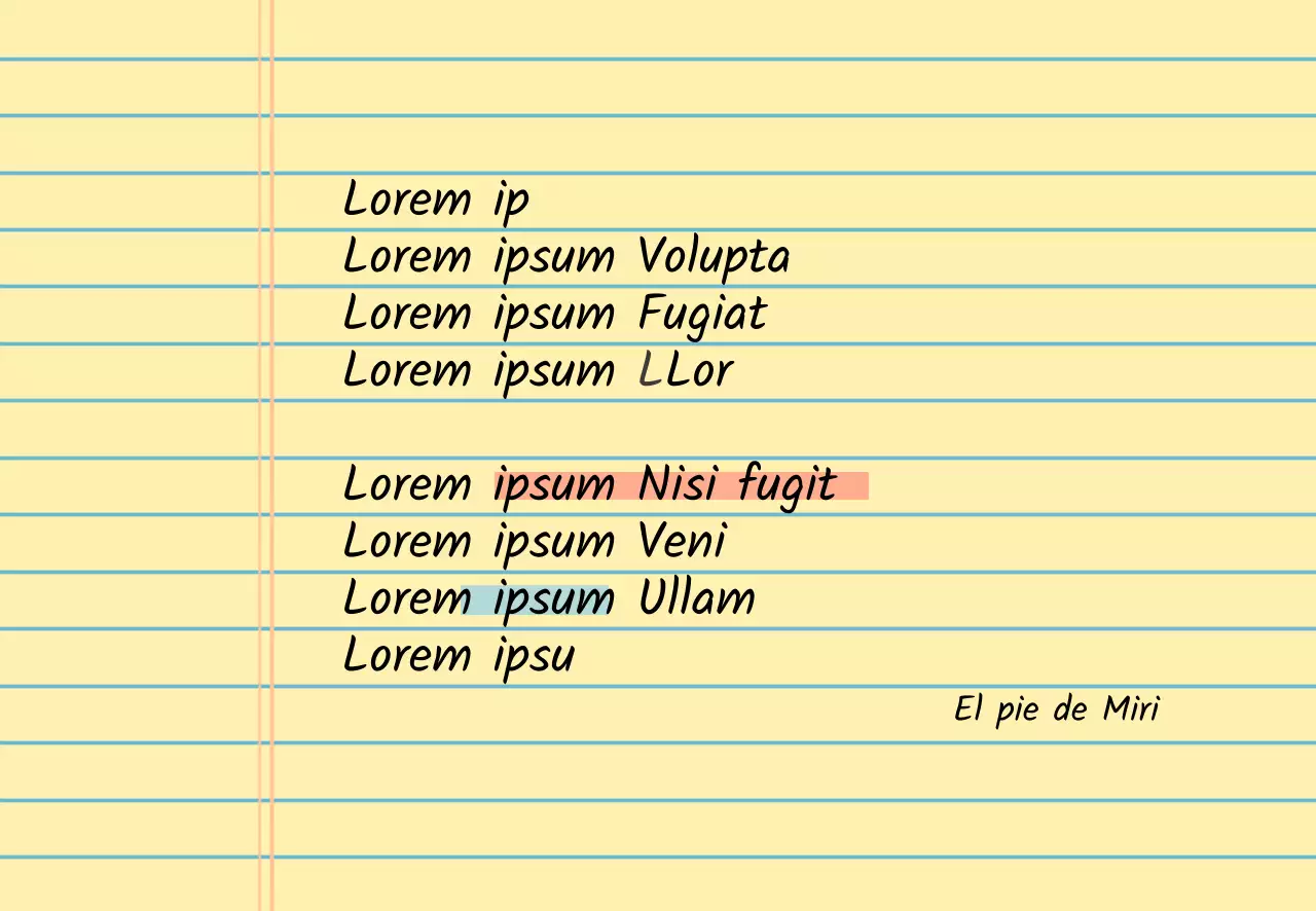 Yellow Note Simple Restaurant Review Event