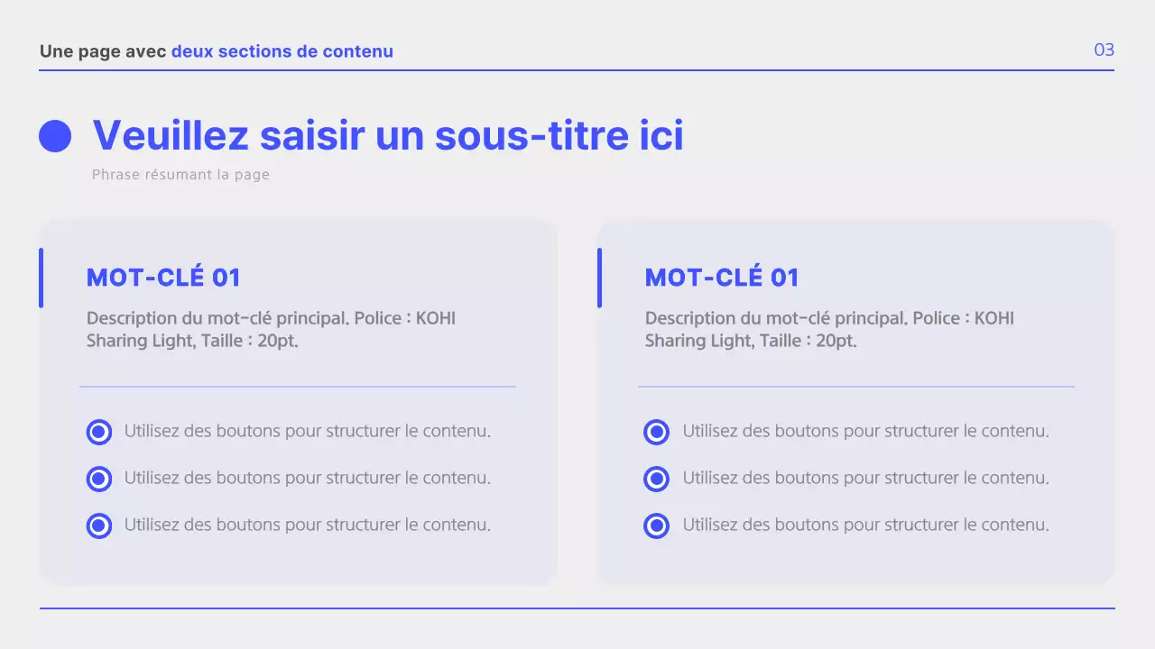 Rapport de présentation d'entreprise simple, bleu et blanc