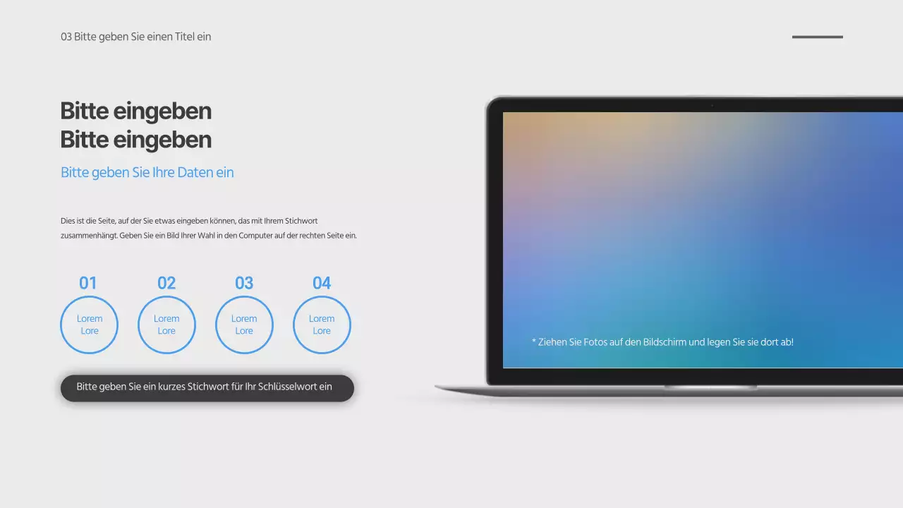 Unscharfe Darstellung des Farbverlaufs