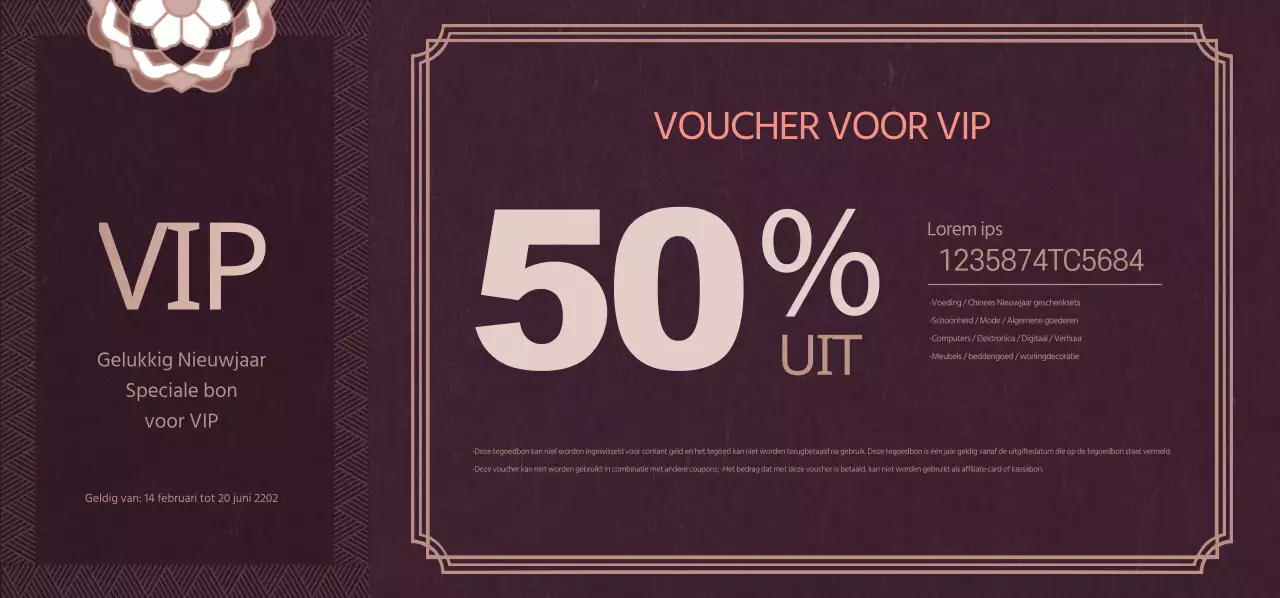 VIP-cadeaubonnen