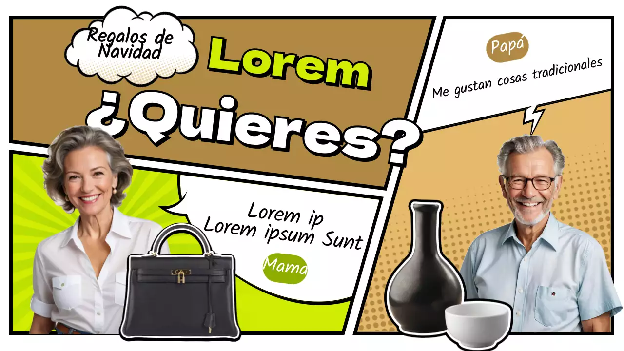 Año Nuevo Beige Pop Art Holiday Gift Balance Game @bigbiggame