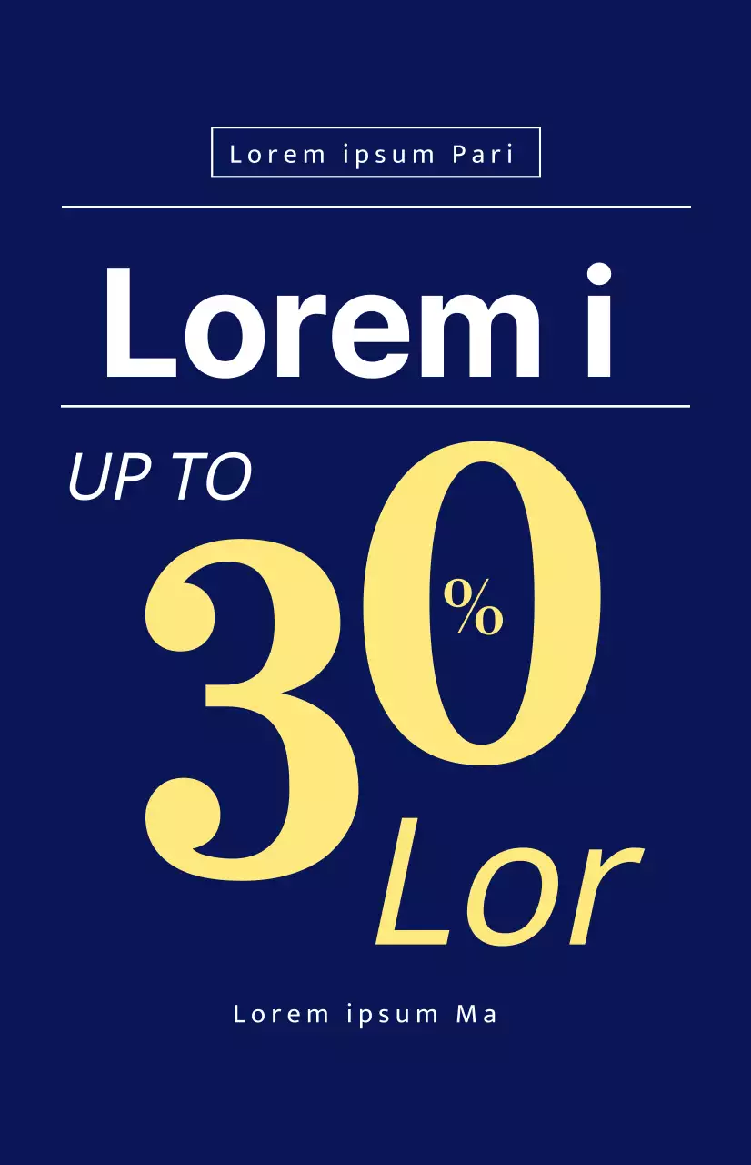 Drapeau de fenêtre pour les soldes d'été avec police de caractères jaune sur fond bleu marine