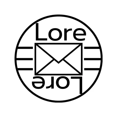 Marchandises avec des icônes et des lignes simples en lettres noires