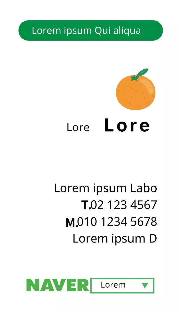 Illustration orange, ferme de produits mignons