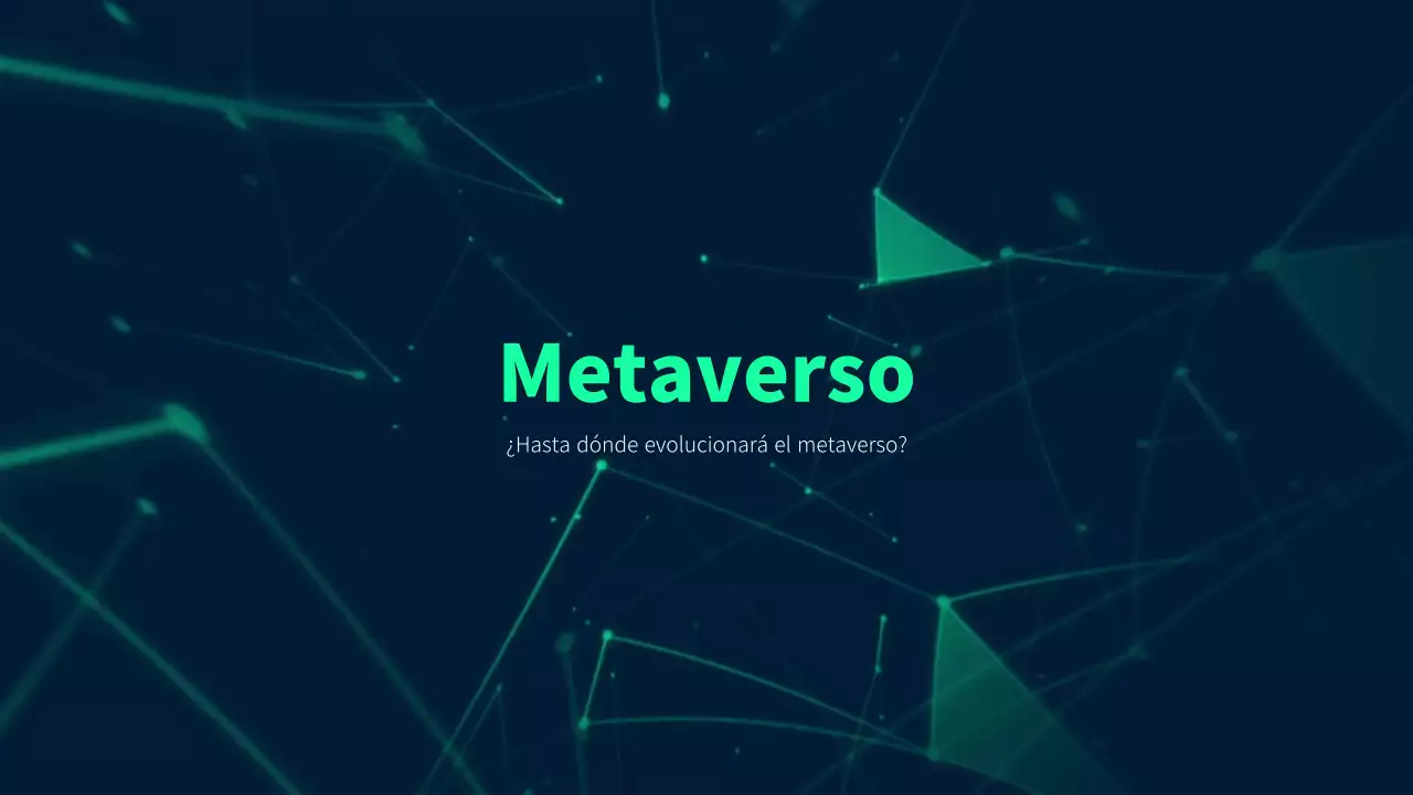 Plantilla metaverso Greentone