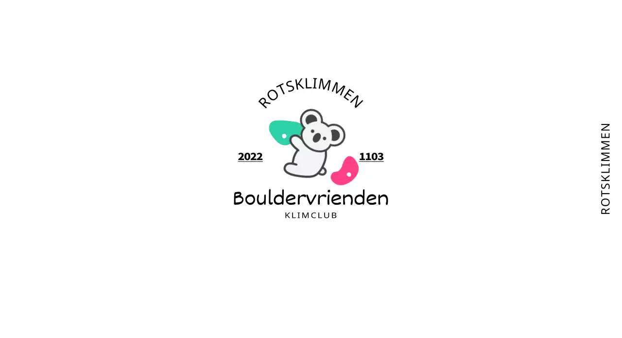 Een eenvoudige en schattige klimclub met kleurrijke kleuren en koala's