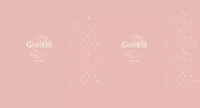 Gioielli illustrati dalle linee pulite rosa