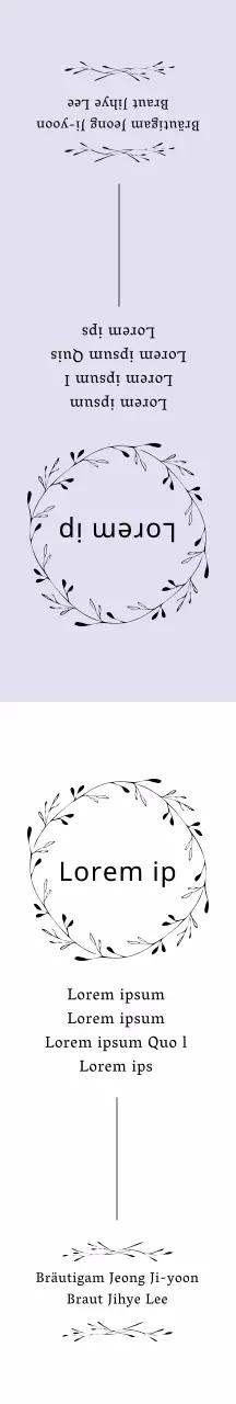 Lavendel illustrierte Hochzeitsgastgeschenke