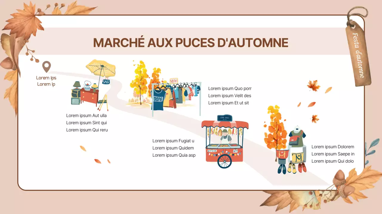 Votre guide des événements automnaux orange et naturels
