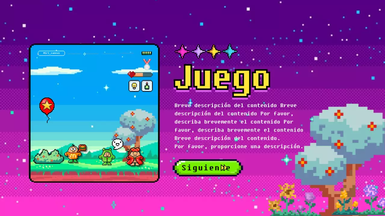 Promoción del juego cibernético púrpura y rosa