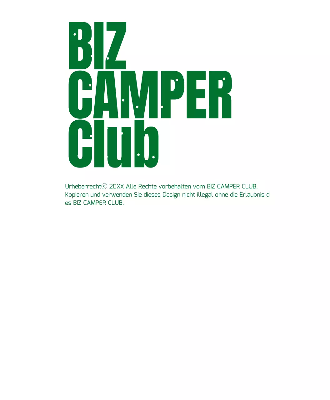 Camping Club Gruppen-T-Shirt mit Camping Eichhörnchen Charakter