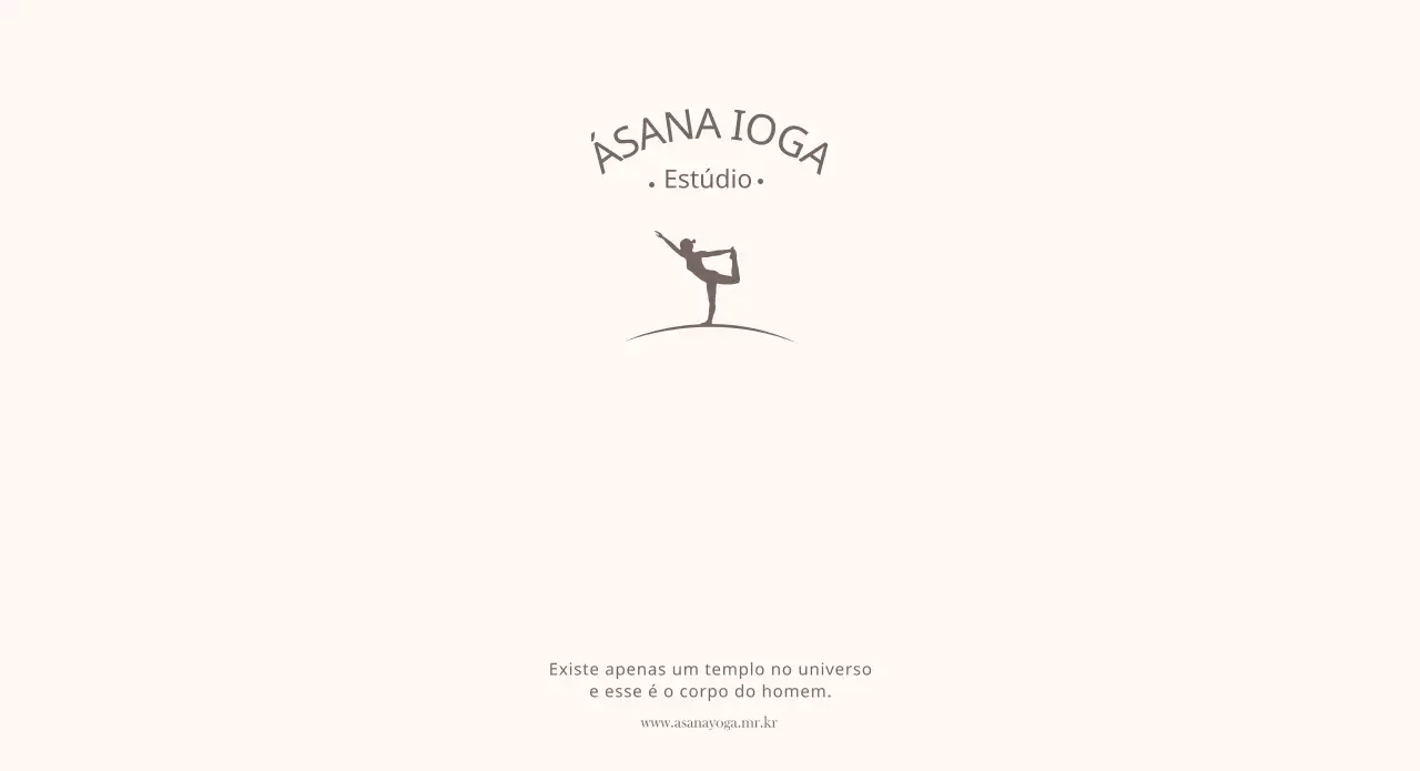 Materiais promocionais de ioga com um design calmo e emocional