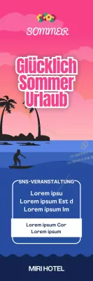 Ein Leitfaden für die Veranstaltung zum rosa-blauen Sonnenuntergang am Meer