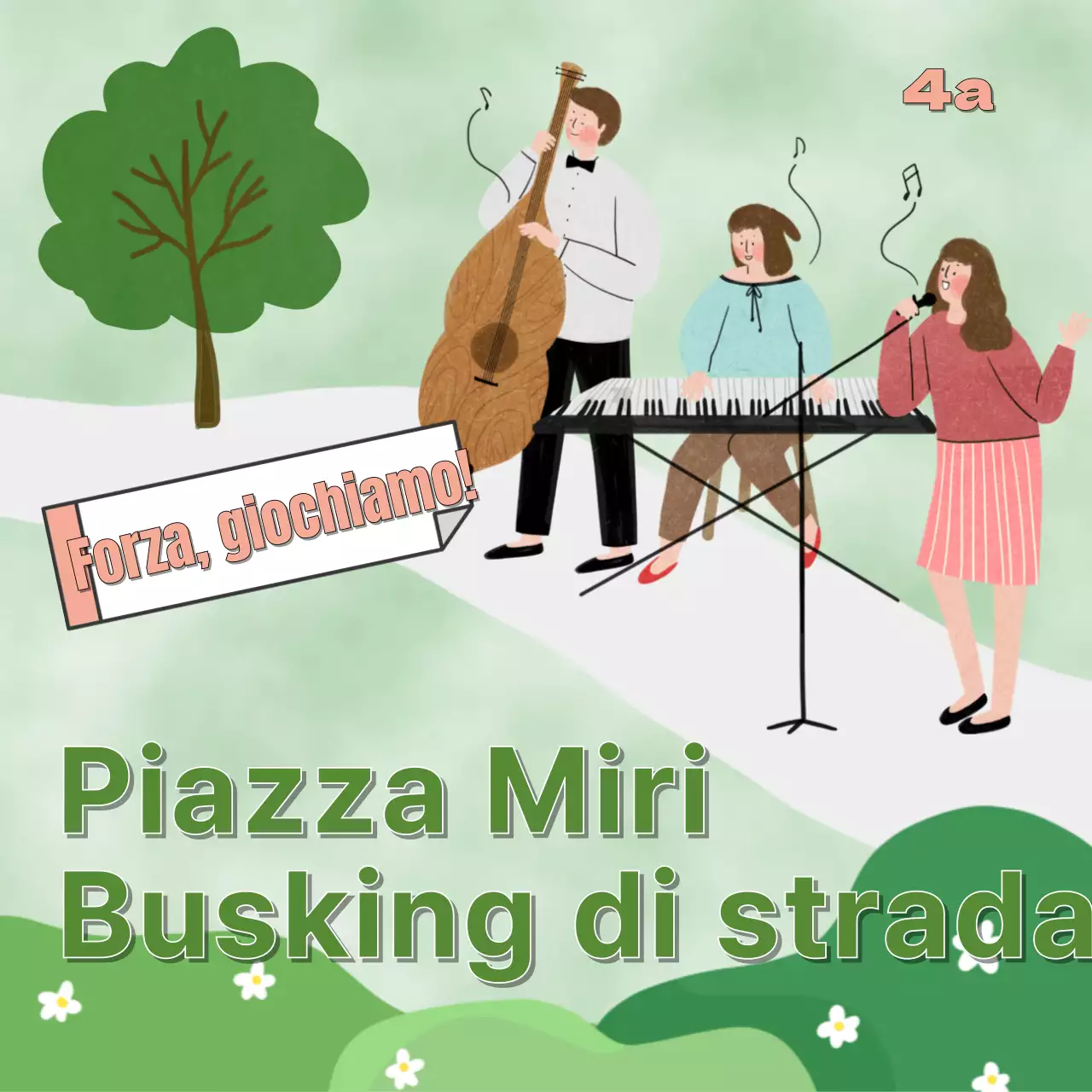 Evento di busking al Lime Green Park