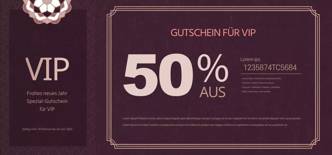 VIP-Geschenkkarten