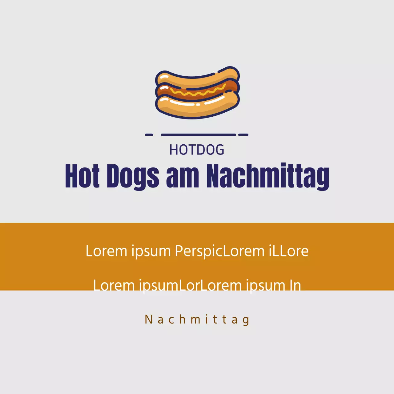 Hot Dogs am Nachmittag