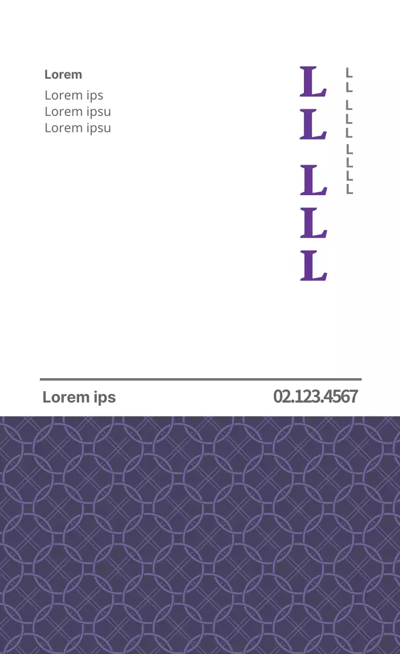 Etiquette publicitaire d'une clinique de médecine traditionnelle orientale pourpre