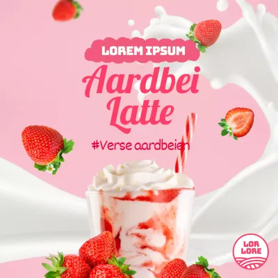 Een verzameling aardbeienrecepten met een schattige roze twist