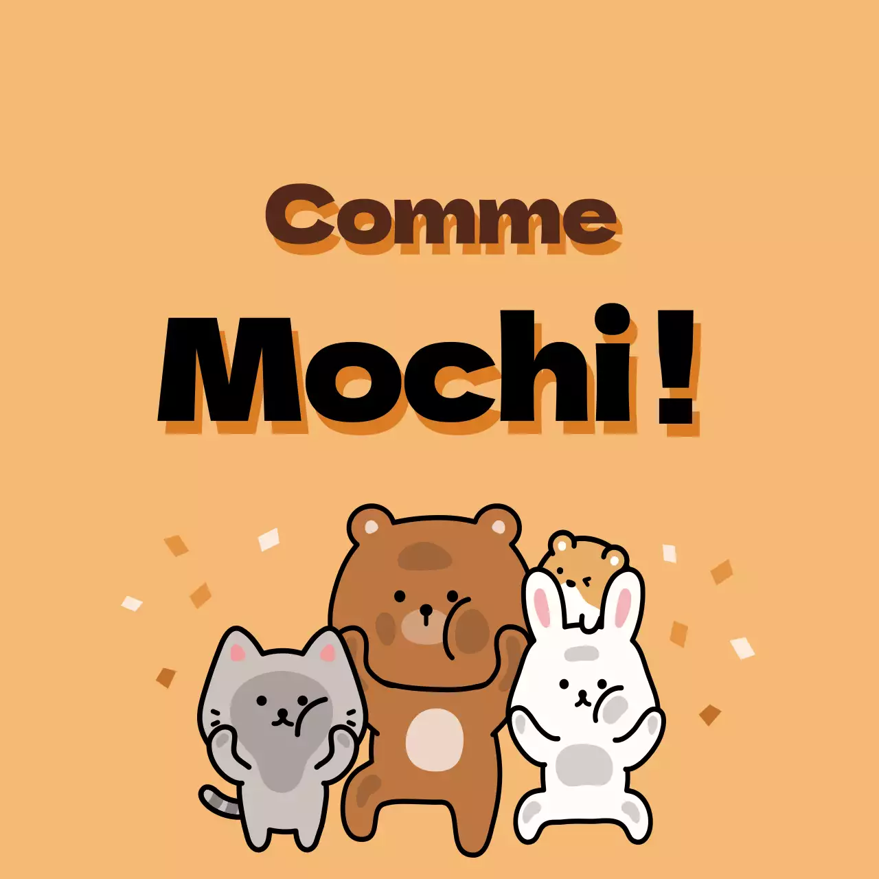 Soutien à l'examen SAT du personnage marron mignon