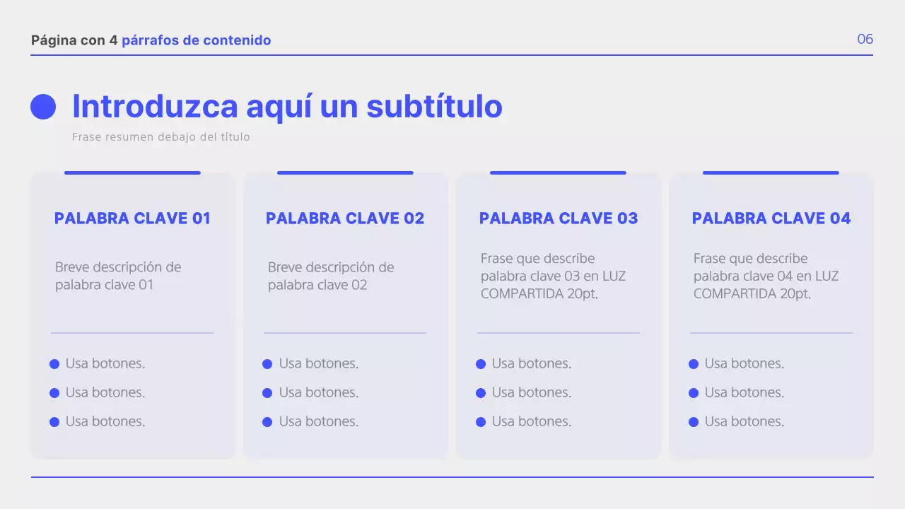 Informe de diseño empresarial sencillo en azul y blanco