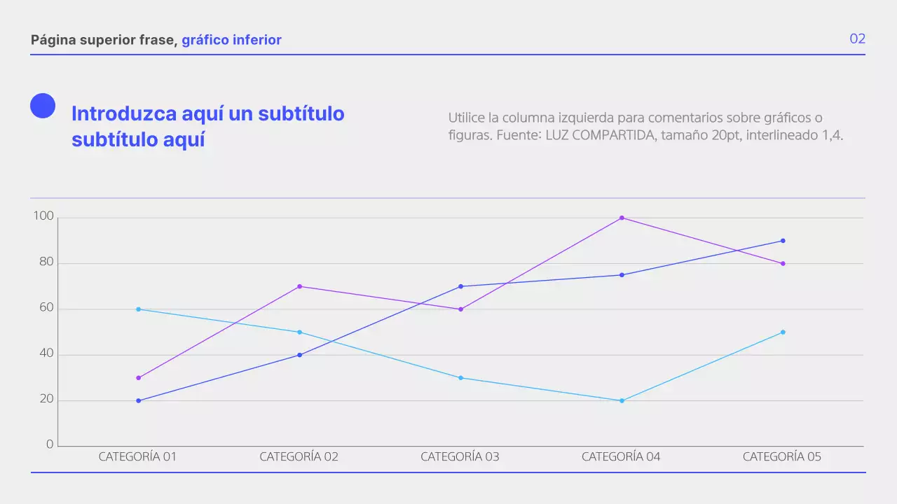 Informe de diseño empresarial sencillo en azul y blanco
