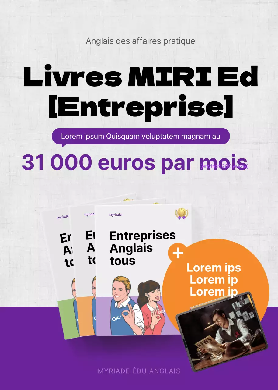 Livre de cours noir et violet abonnement annuel réduction événement
