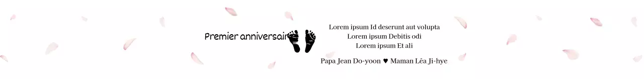 Autocollants blancs simples pour le premier anniversaire