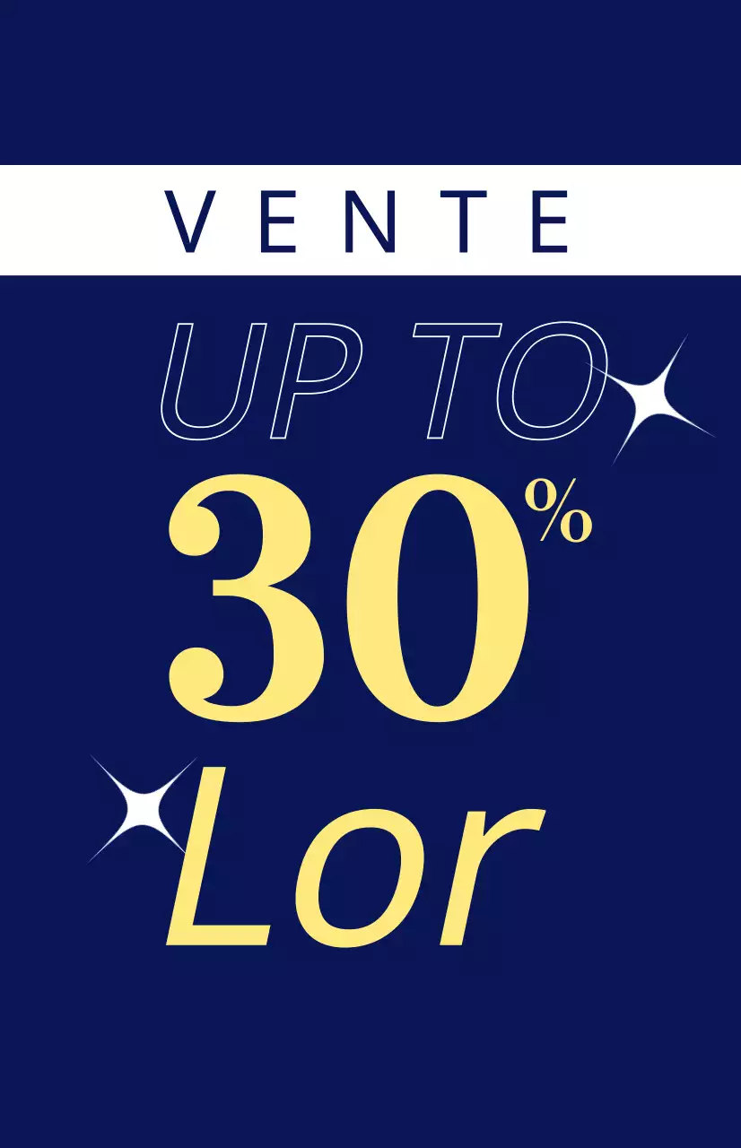 Drapeau de fenêtre pour les soldes d'été avec police de caractères jaune sur fond bleu marine